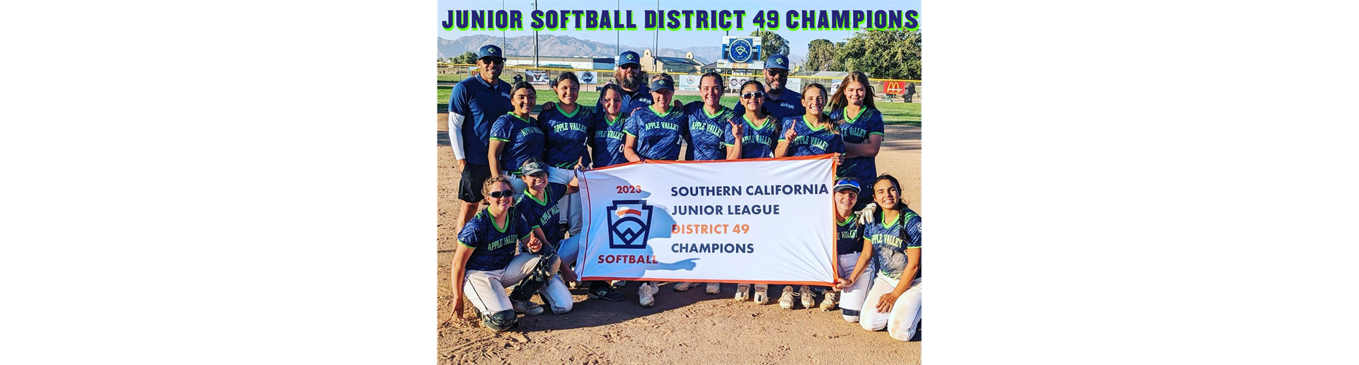 JUNIOR SOFTBALL DISTRICT 49 CHAMPIONS